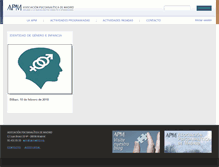 Tablet Screenshot of apm-actividades.org